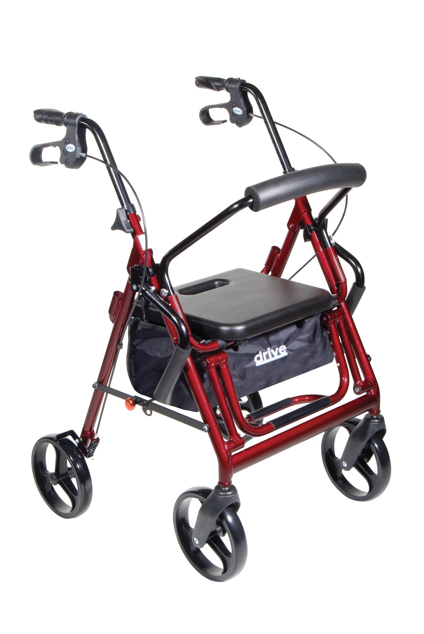 Duet Dual Function Transport Wheelchair Walker Rollator