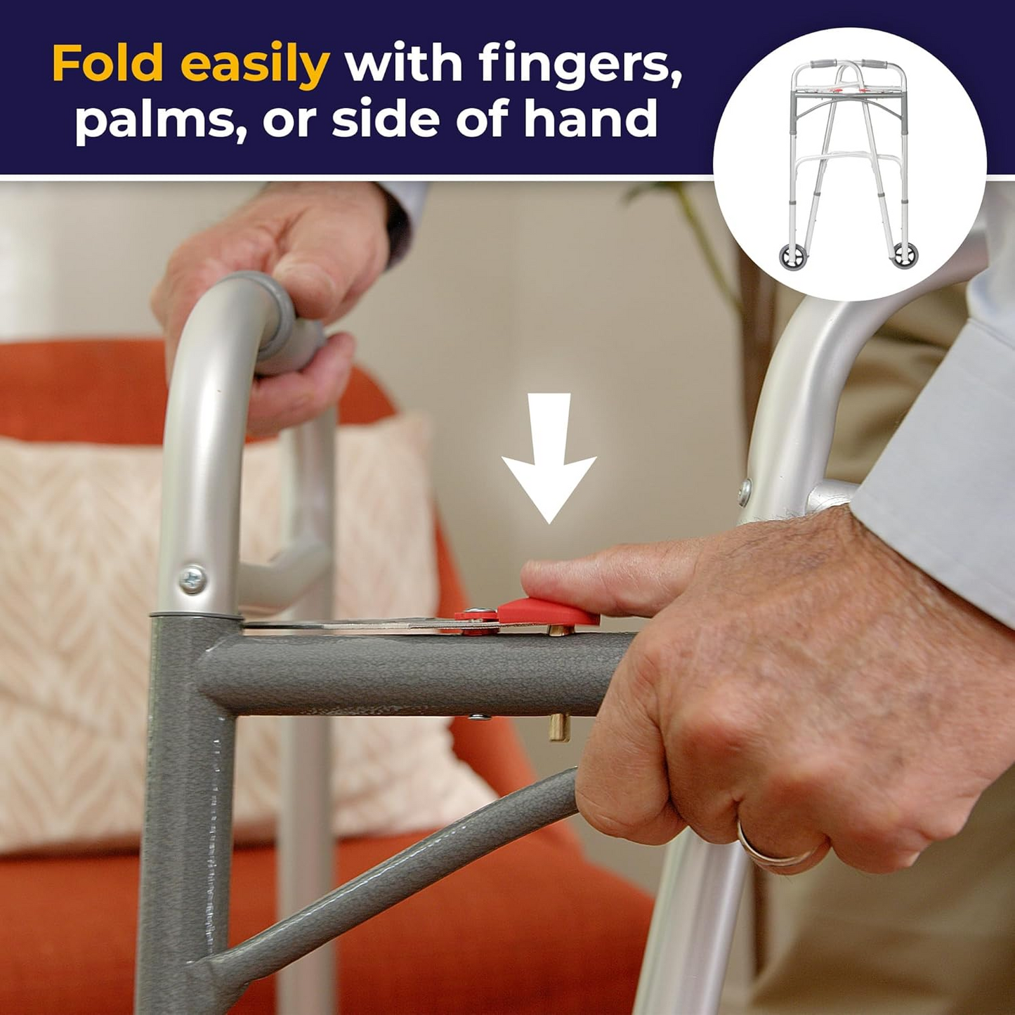 Folding Adult  Walker | Rental