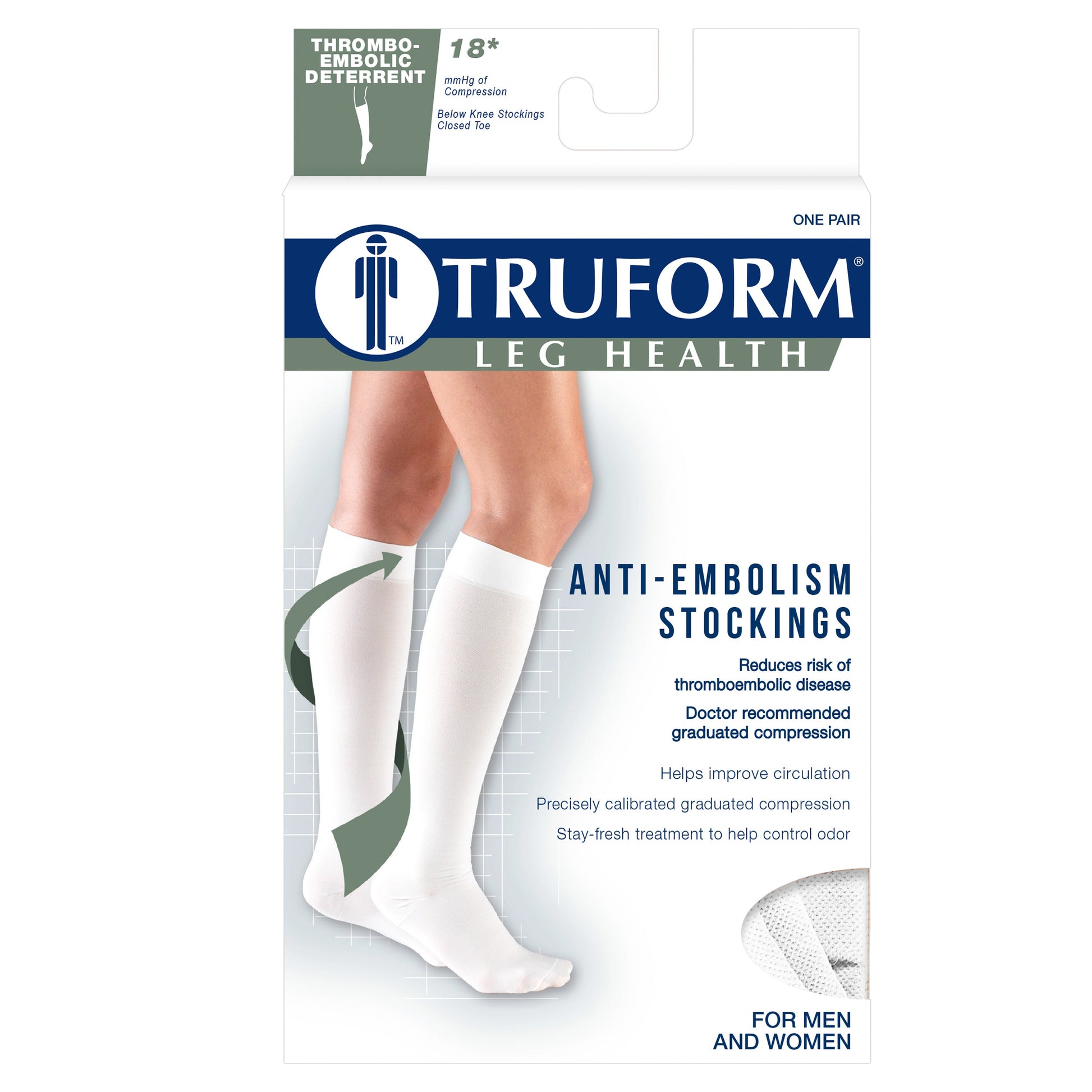 Anti-Embolism Knee High Closed Toe