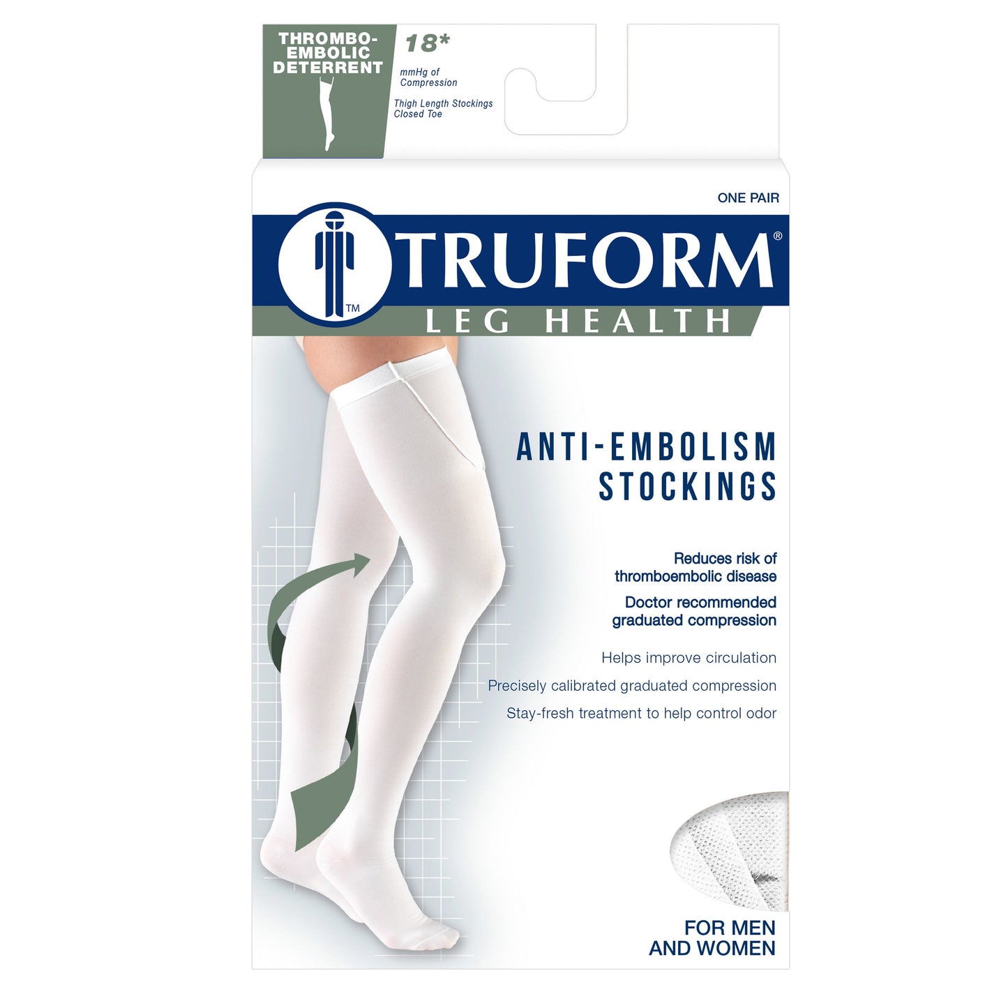 Anti-Embolism Thigh High Closed Toe