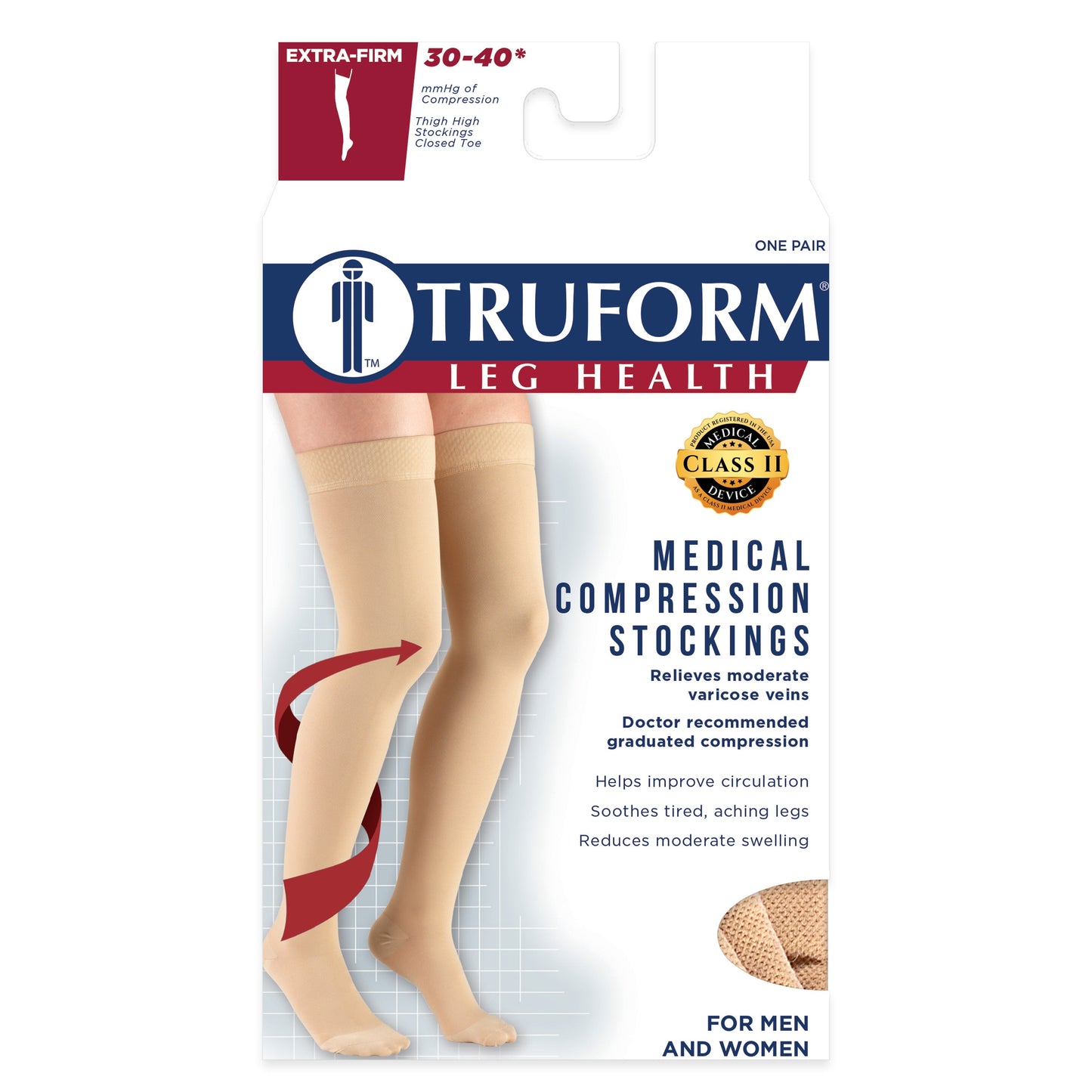 Medical Thigh High Closed Toe/ 8878BG 15-20 mmHg