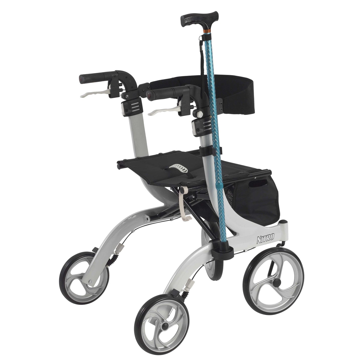 Nitro Rollator Cane Holder