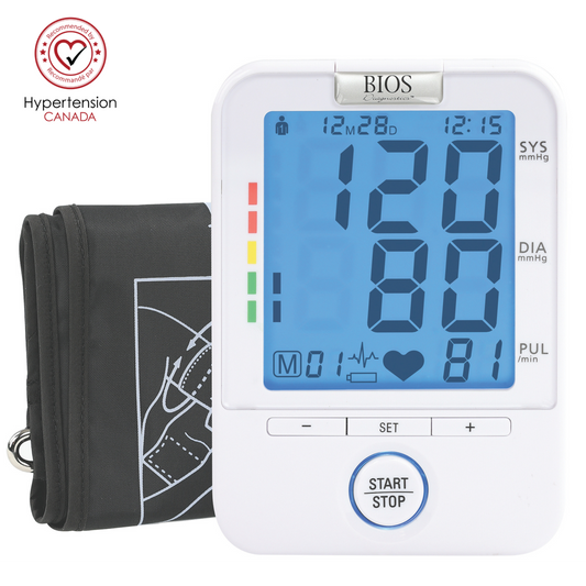 BIOS BD201/BD351 Easy Read Blood Pressure Monitor with 7-Year Warranty