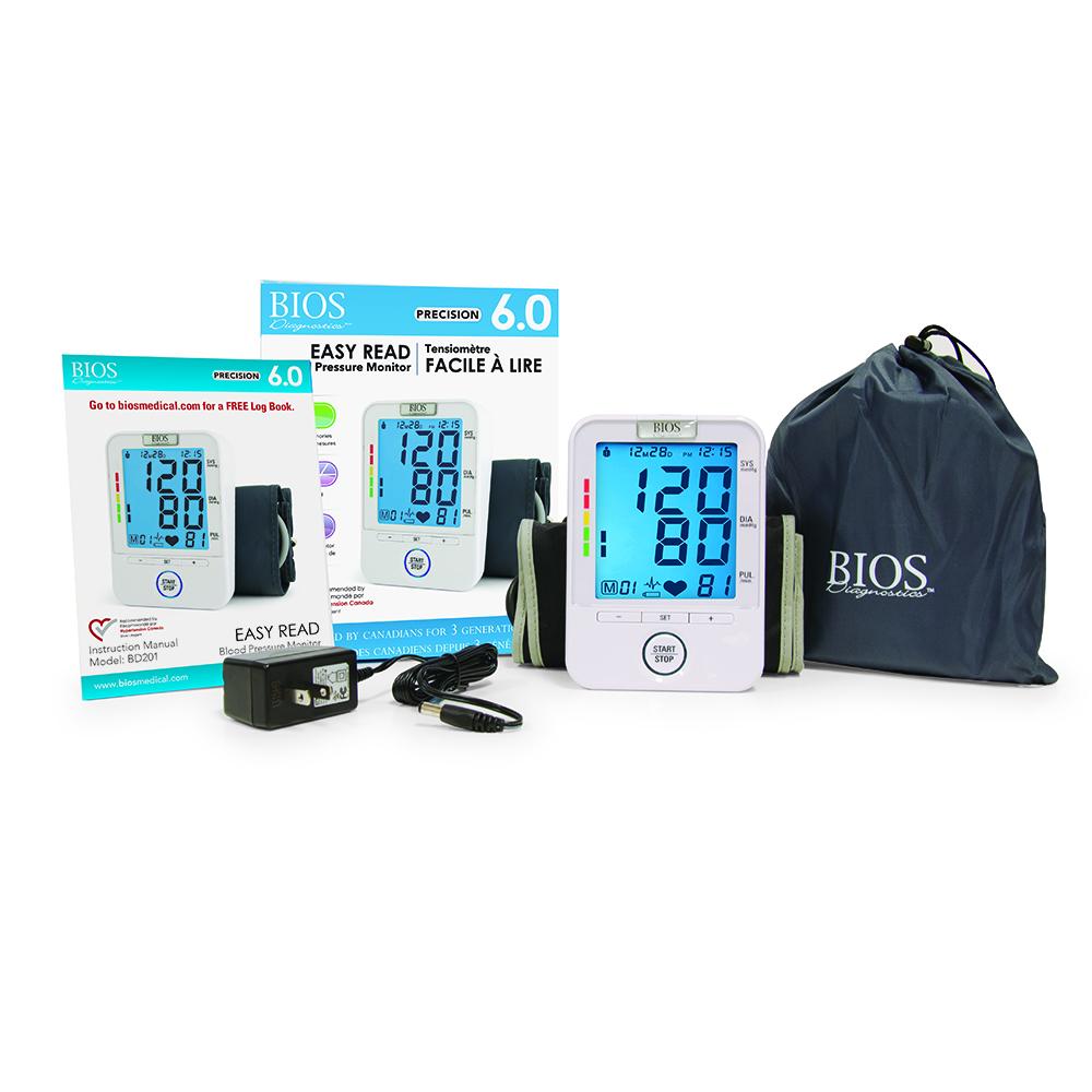 BIOS Diagnostic Precision Series 6.0 Easy Read Blood Pressure Monitor