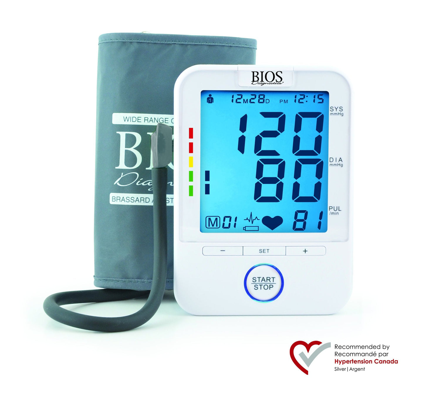 BIOS Diagnostic Precision Series 6.0 Easy Read Blood Pressure Monitor