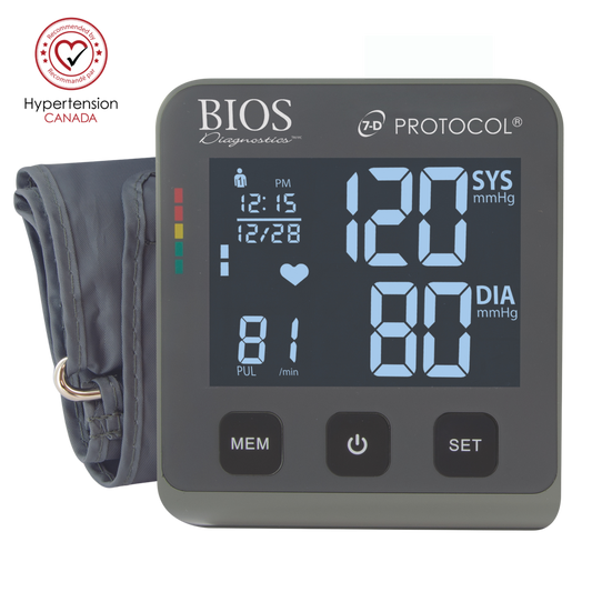 BIOS BD252/BD353 Insight Bluetooth Blood Pressure Monitor with 7-Day Protocol