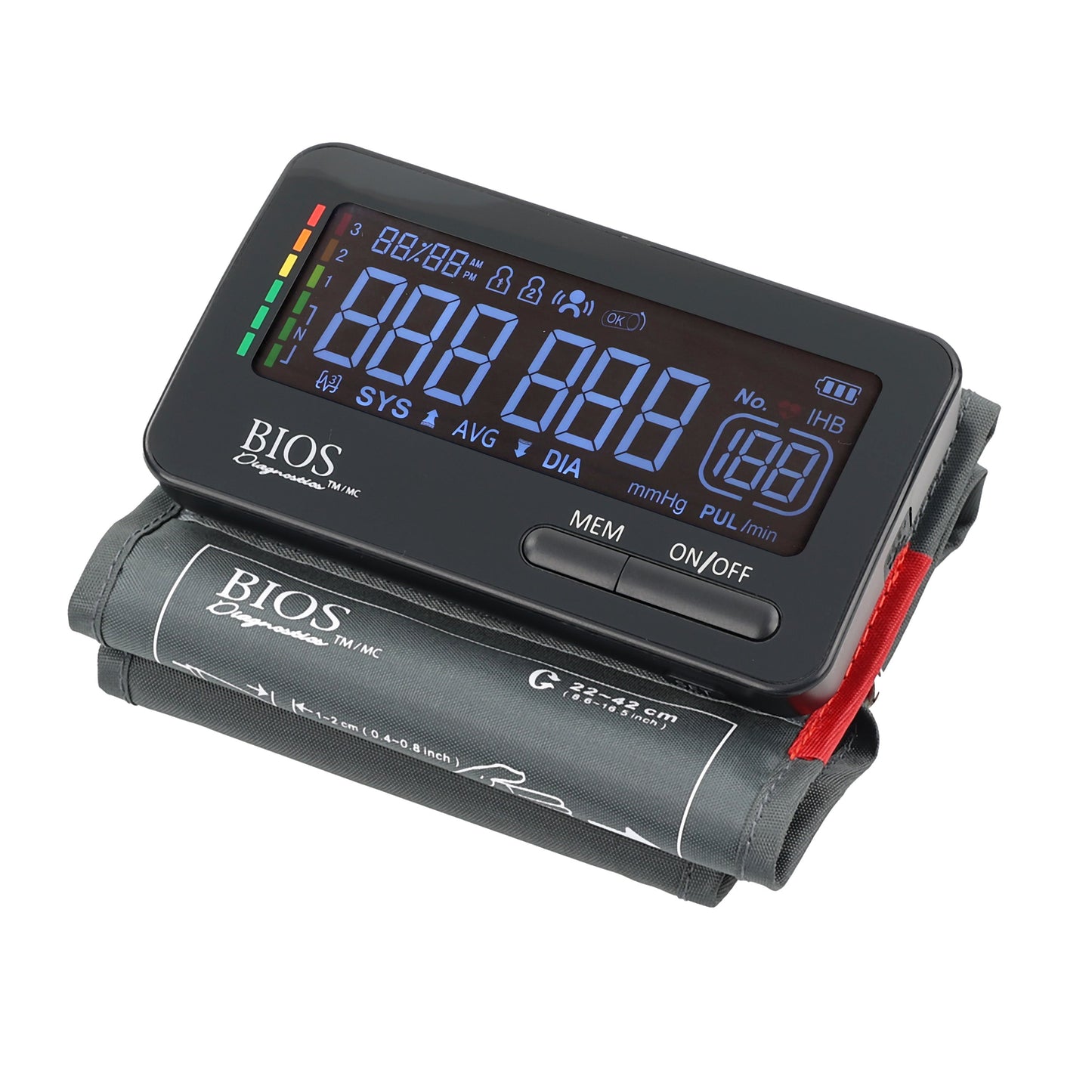 BIOS BD255 Progression Tubeless Blood Pressure Monitor for 2 Users