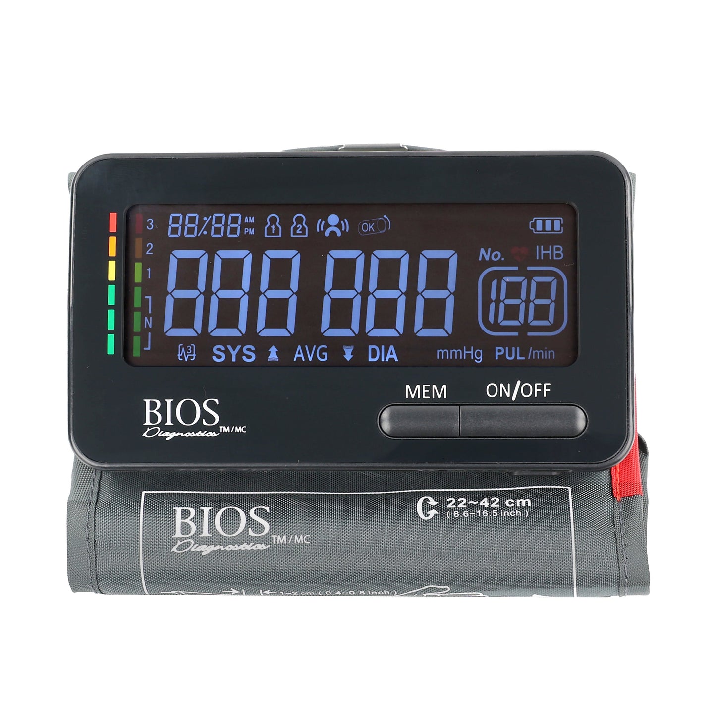 BIOS BD255 Progression Tubeless Blood Pressure Monitor for 2 Users
