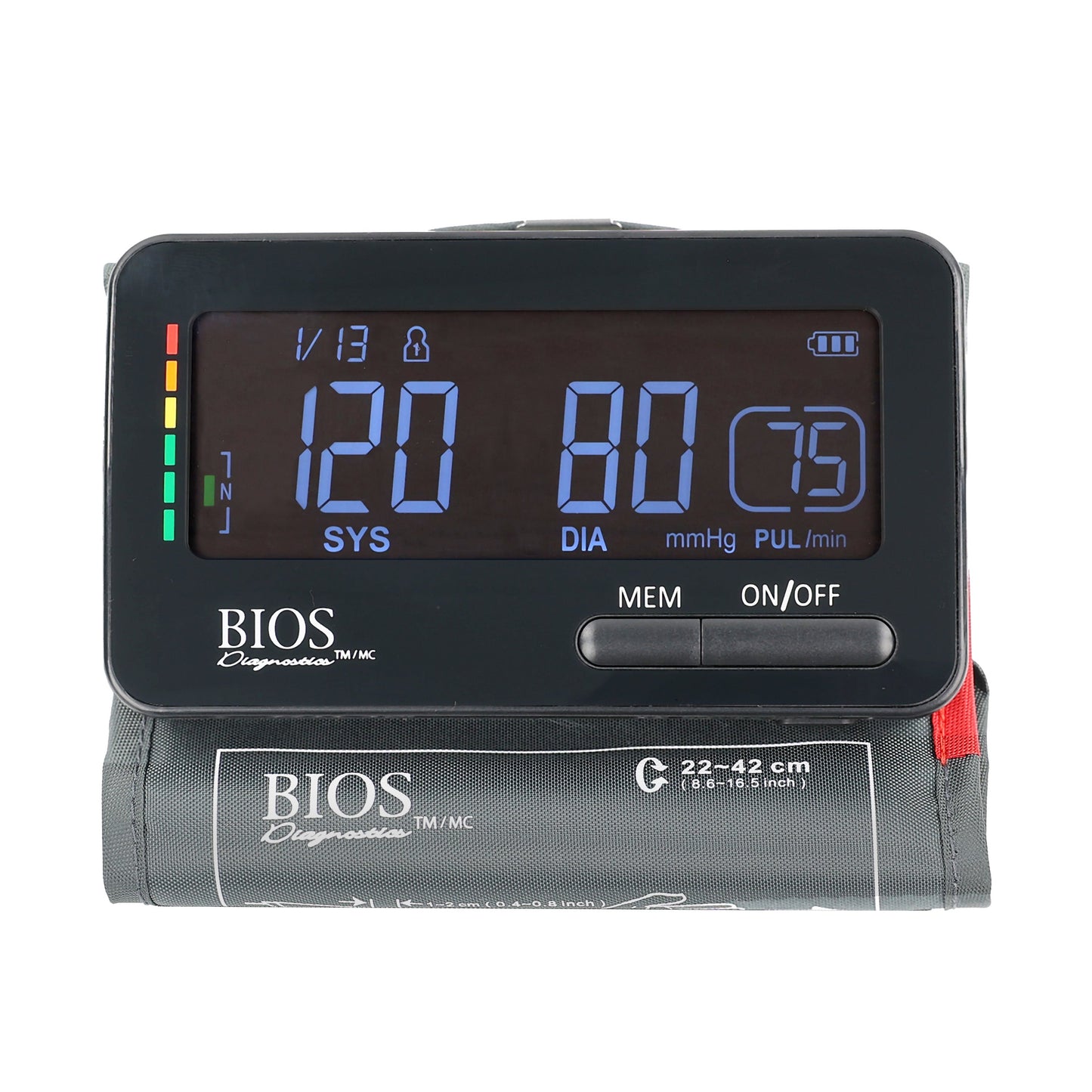 BIOS BD255 Progression Tubeless Blood Pressure Monitor for 2 Users