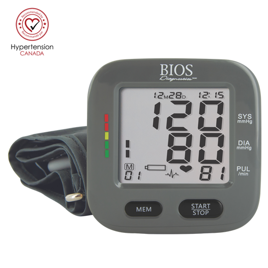 BIOS BD323 Clarity Bluetooth Blood Pressure Monitor with MediLink App