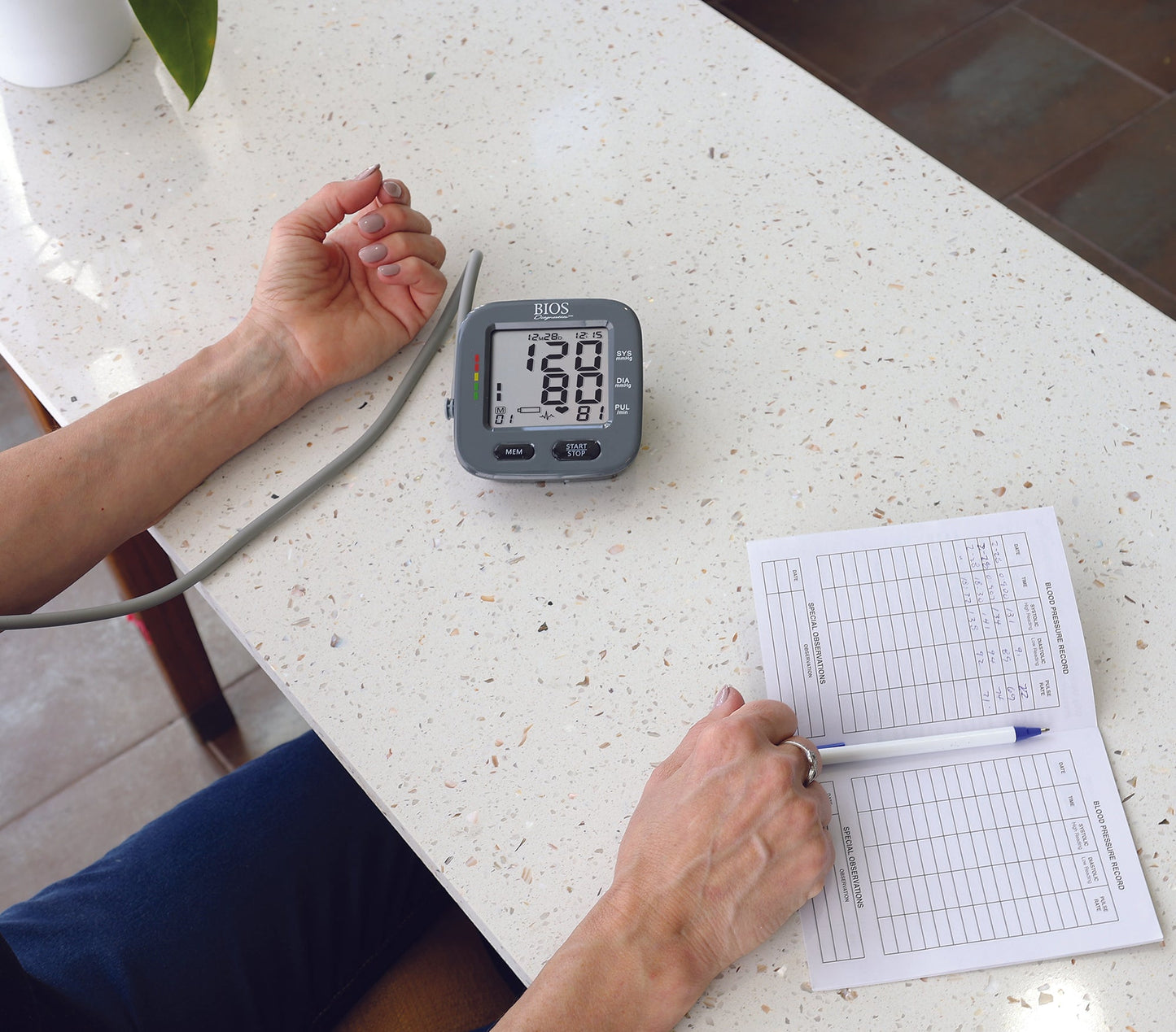 BIOS BD323 Clarity Bluetooth Blood Pressure Monitor with MediLink App