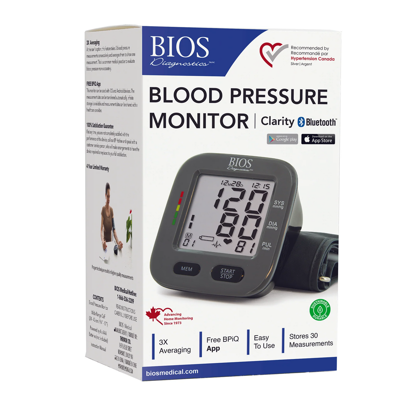 Blood Pressure Monitor Device – Clarity