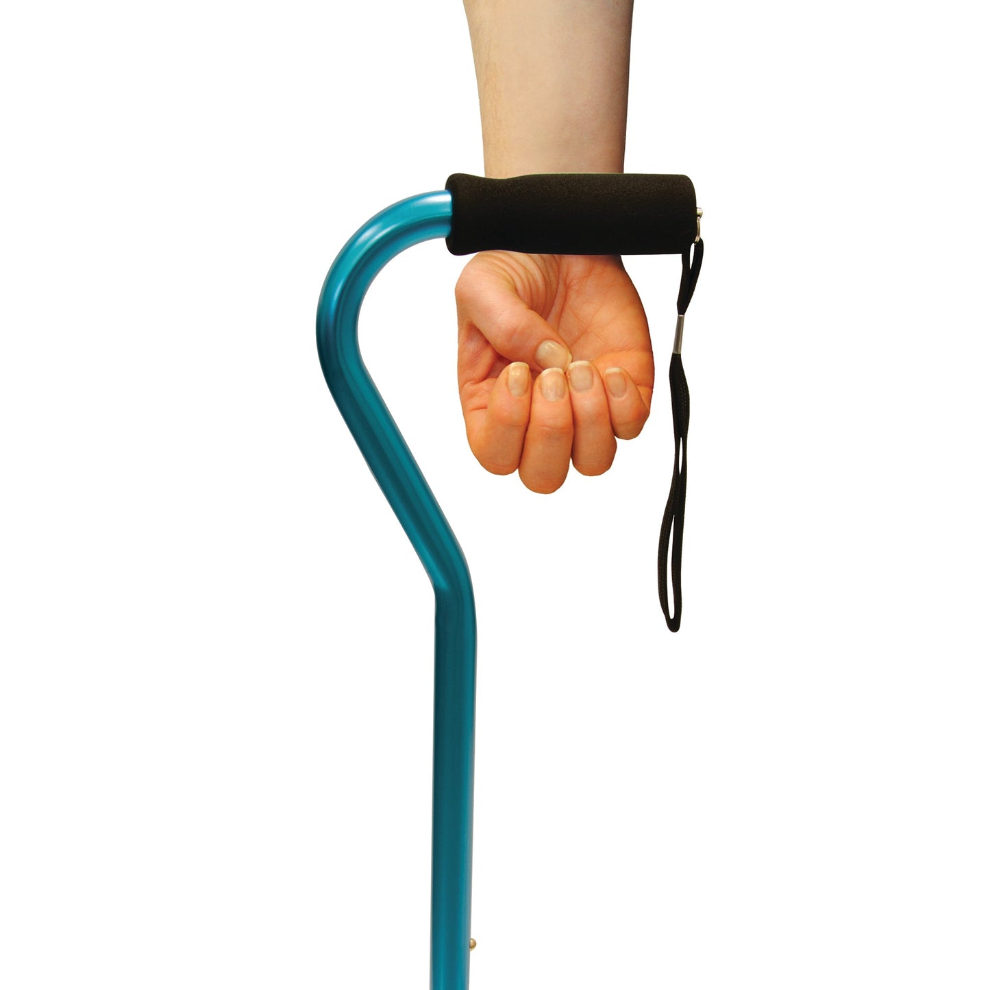BIOS Living Quad Cane with K-Style Base and Adjustable Height