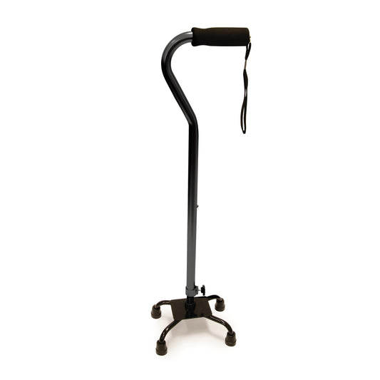 BIOS Living Quad Cane with K-Style Base and Adjustable Height