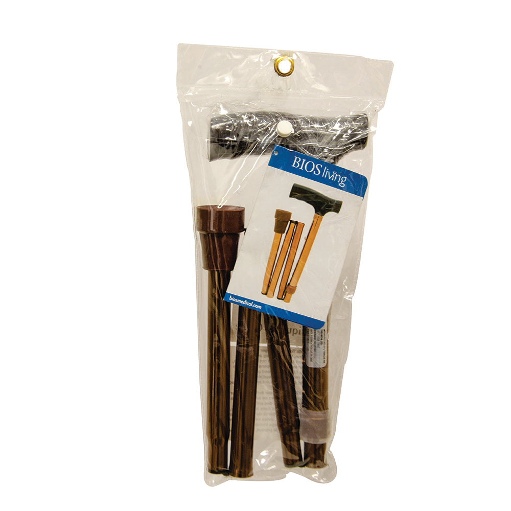 BIOS Living Folding Cane with Carrying Case and Adjustable Height