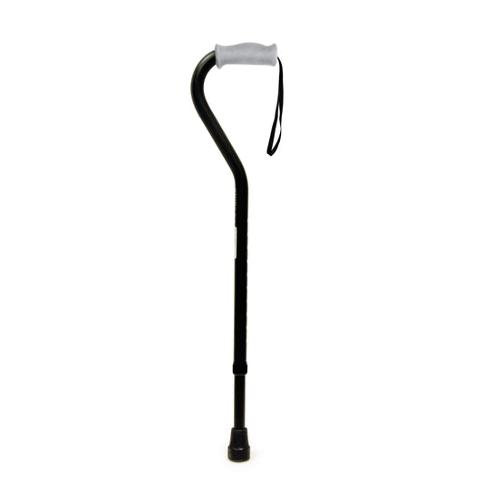 BIOS Living Premium Offset Cane with Ergonomic TPR Handle and Wrist Strap