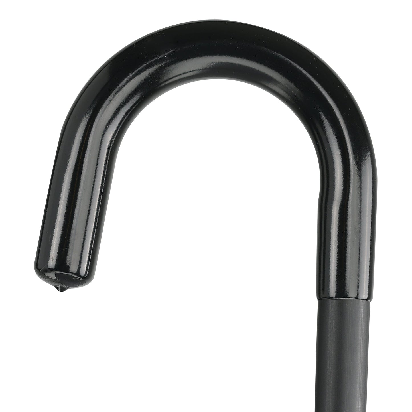BIOS Living J-Handle Cane in Black with PVC Grip and Adjustable Height