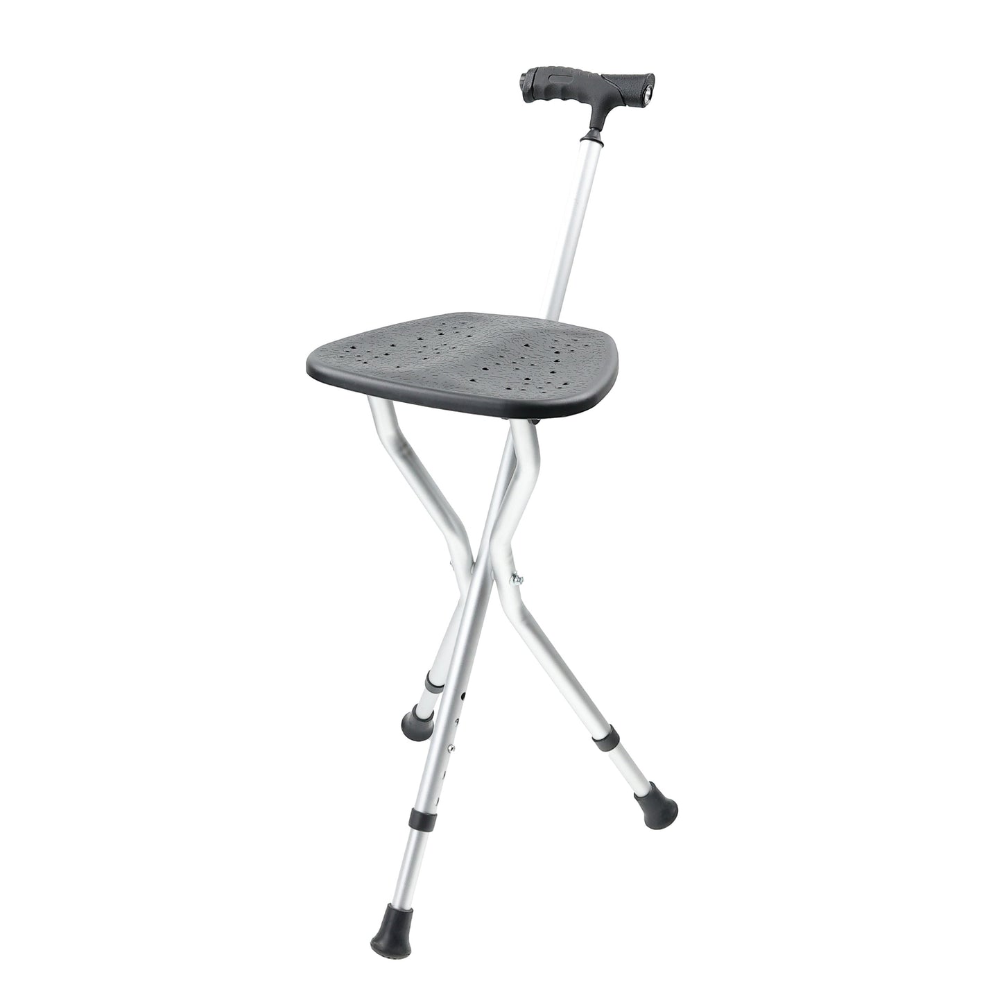 BIOS Living Walking Cane with Built-In Seat and LED Handle Light