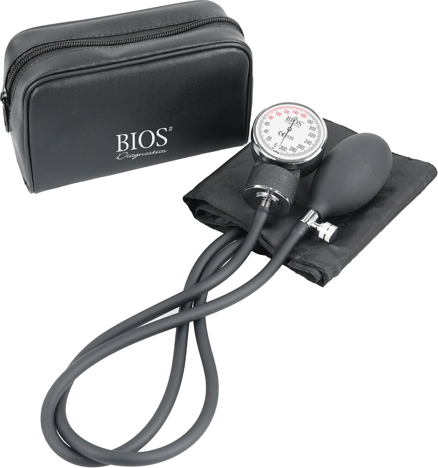 BIOS Manual Aneroid Blood Pressure Monitor with 300 mmHg Gauge