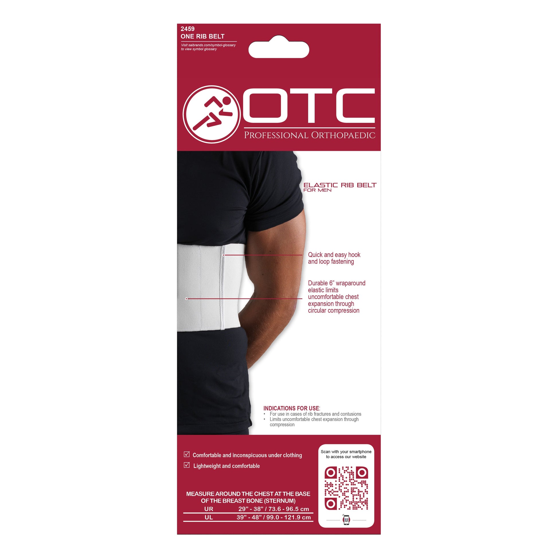 2459 / ELASTIC RIB BELT FOR MEN