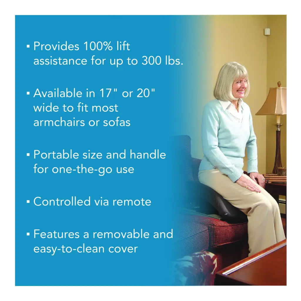 Uplift Premium Power Seat - 17" Wide