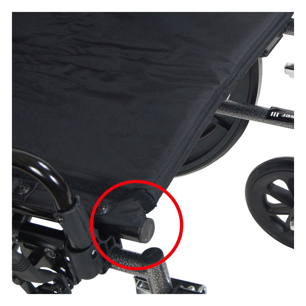 Drive Medical Cruiser X4 Lightweight Dual Axle Wheelchair – Full Arms, Elevating Leg Rests, 20" Seat
