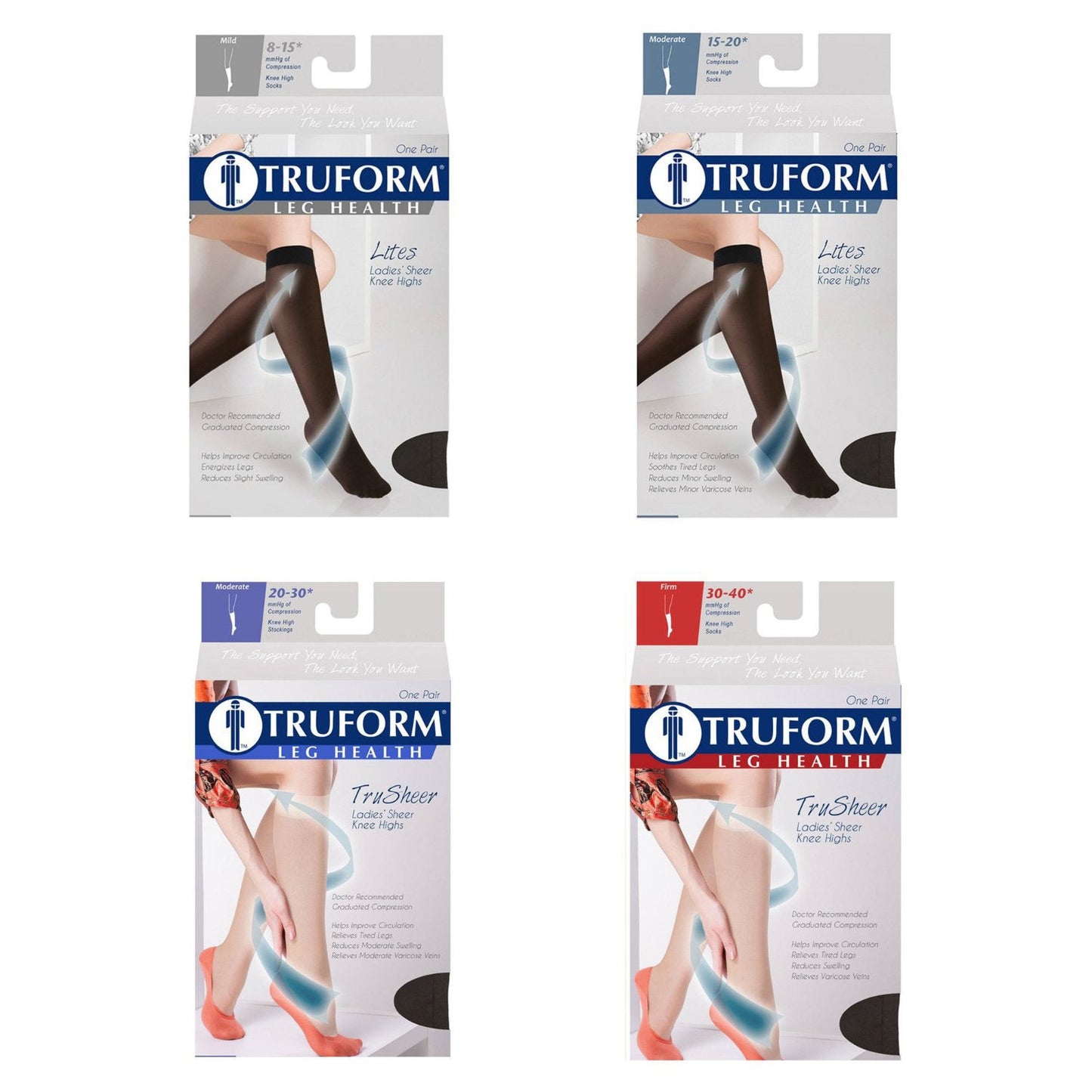 Knee High Closed Toe Stockings / Ladies' Sheer 0263 20-30 mmHg