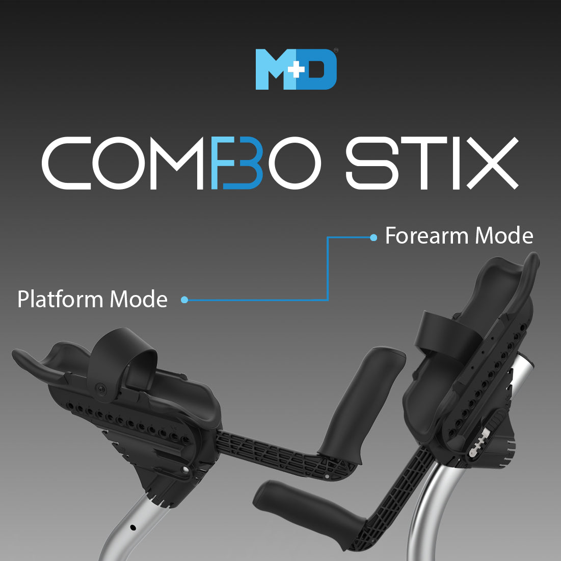 Forearm Crutches Combo Stix by Mobility Designed