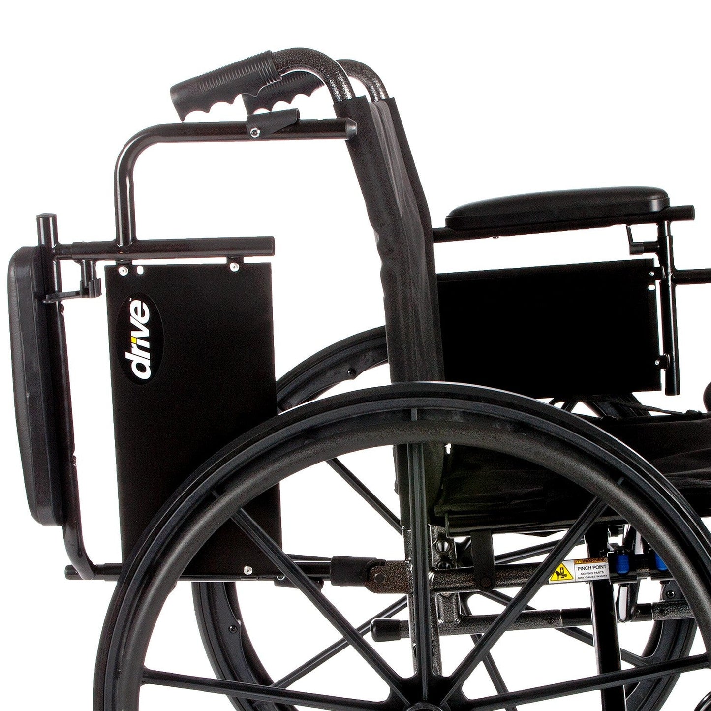 Cruiser X4 Lightweight Dual Axle Wheelchair with Adjustable Detachable Arms, Desk Arms, Elevating Leg Rests, 16" Seat