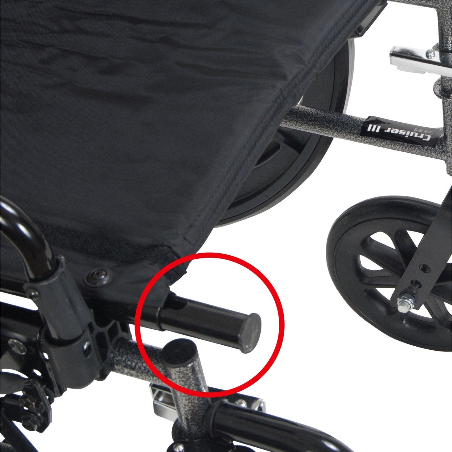 Cruiser X4 Lightweight Dual Axle Wheelchair with Adjustable Detachable Arms, Desk Arms, Swing Away Footrests, 16" Seat