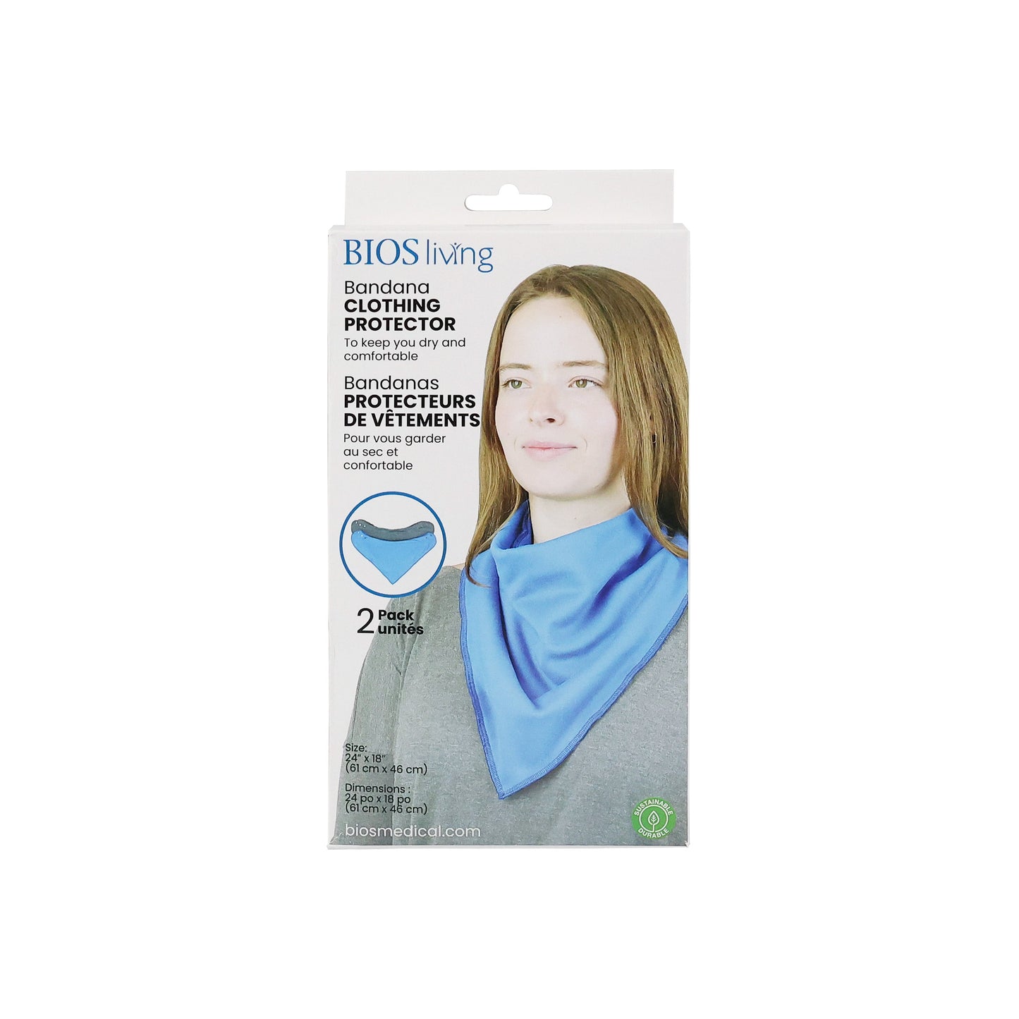 BANDANA CLOTHING PROTECTORS (2 PACK)