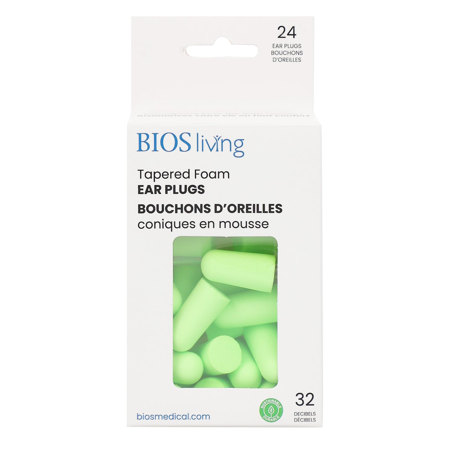 Tapered Foam Ear Plugs