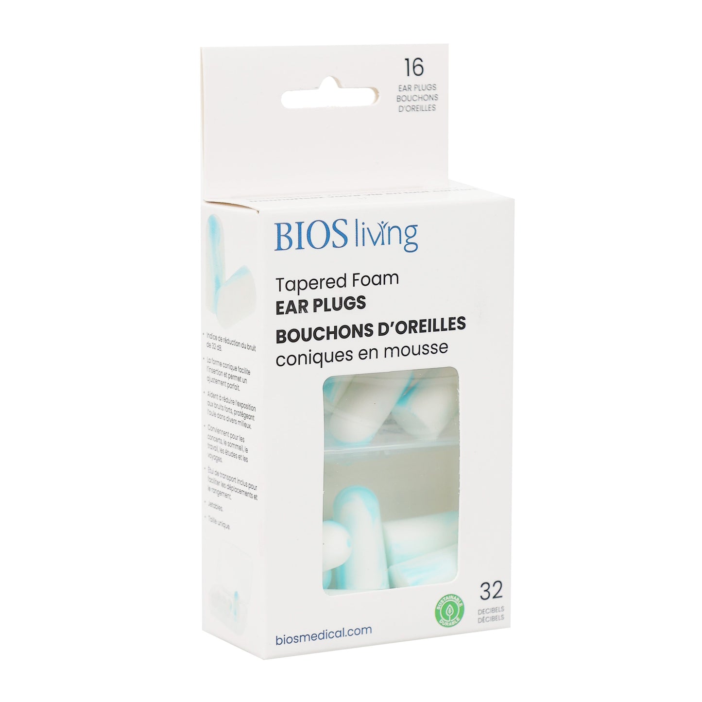 Tapered Foam Ear Plugs
