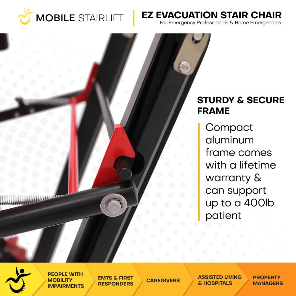 EZ Evacuation Foldable Medical Stair Lift Chair