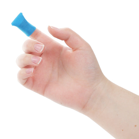 BIOS Blue Metal Detectable Fingertip Bandages for Food and Pharmaceutical Industries – Pack of 50