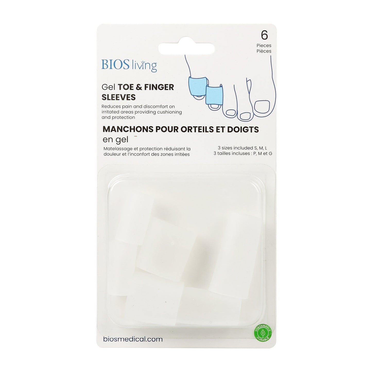 Gel Toe/Finger Sleeves