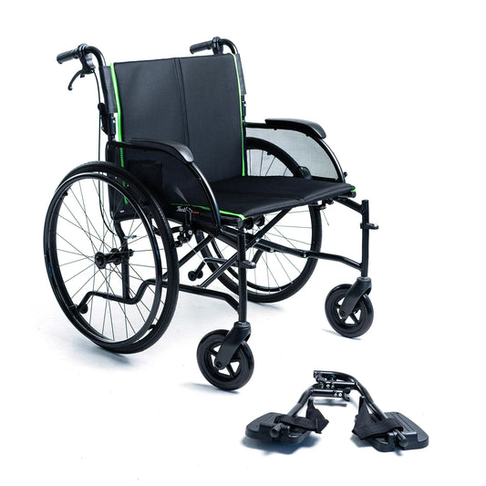 Heavy Duty Lightweight Wheelchair - 22 LBS.