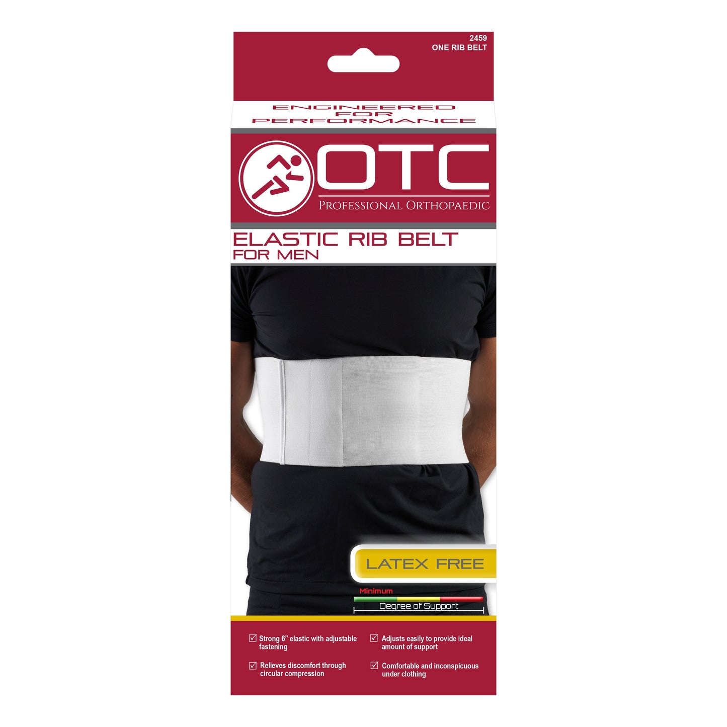2459 / ELASTIC RIB BELT FOR MEN