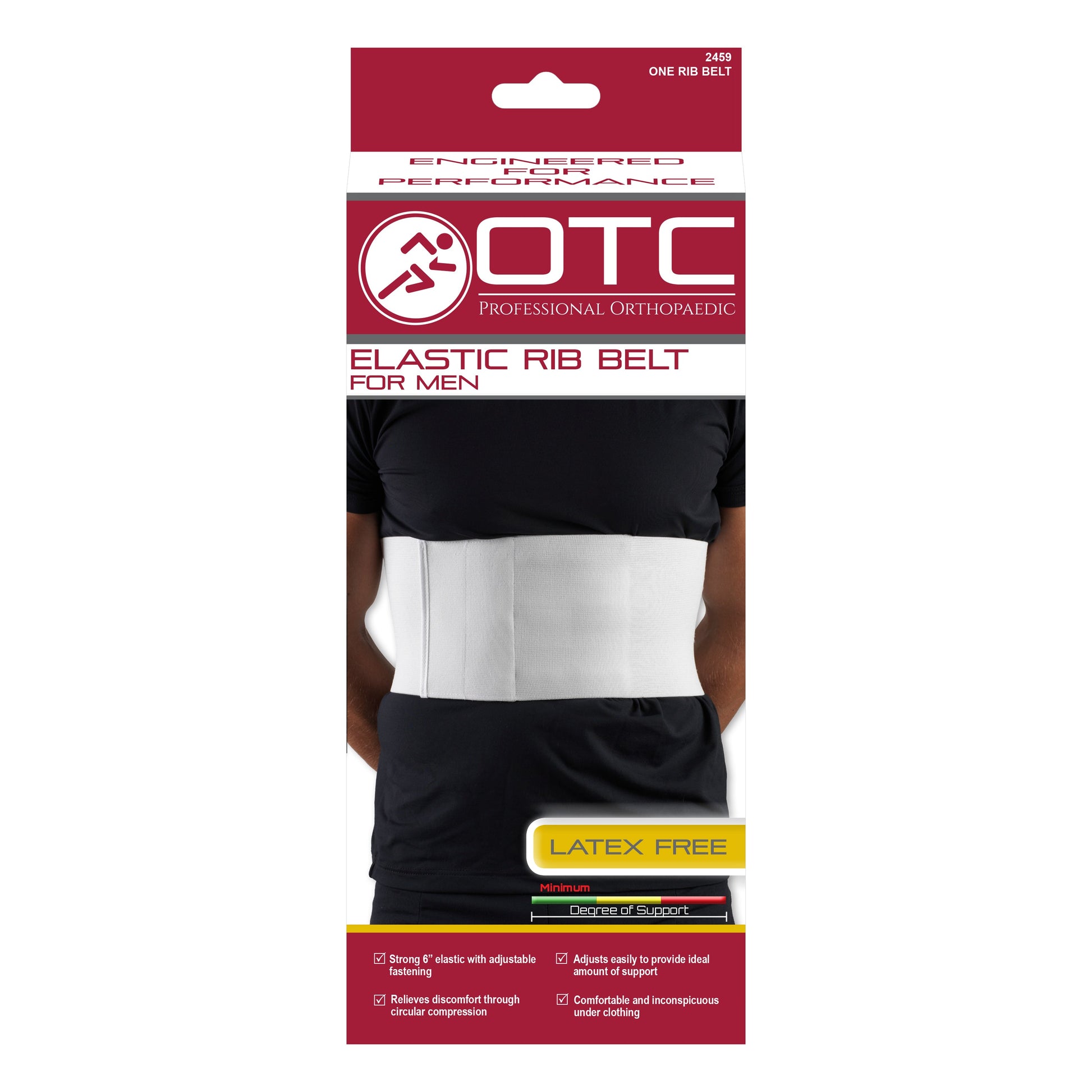 2459 / ELASTIC RIB BELT FOR MEN