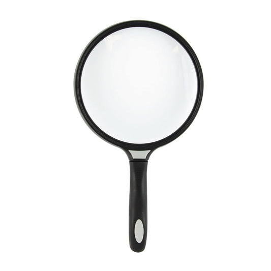 BIOS Living Jumbo Handheld Magnifier with 2.5x Magnification and Rubberized Handle