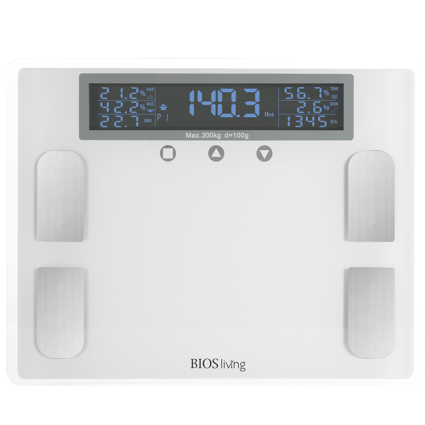 BIOS Premium Digital Body Fat Scale with BMI and Body Composition Tracking