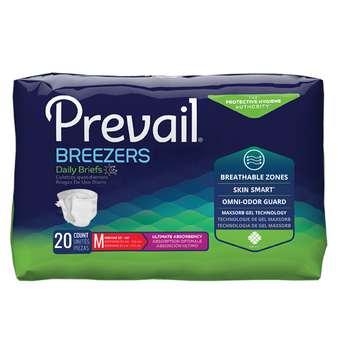 Prevail Breezers Absorbency Briefs