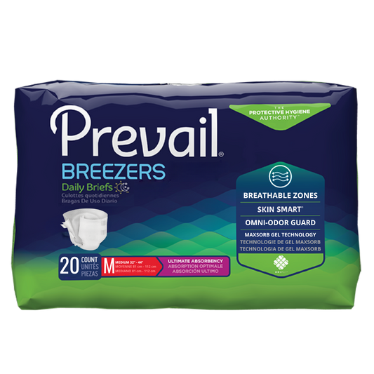 Prevail Breezers Absorbency Briefs