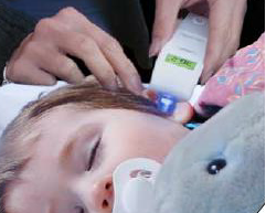 BIOS Halo 1-Second Ear Thermometer with Illuminated Probe and Clean Me Technology
