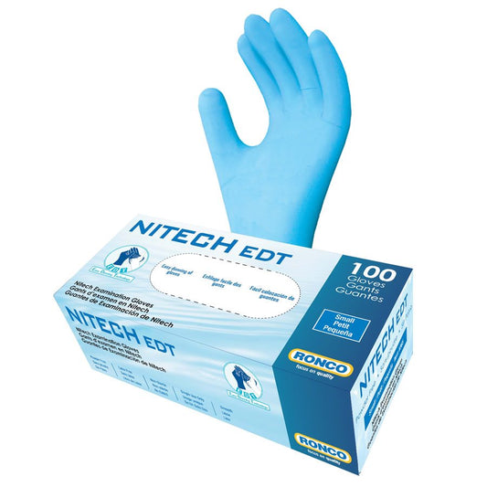 RONCO NITECH Examination Gloves, Powder Free