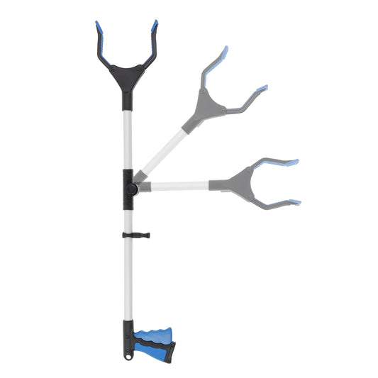 BIOS Living Multi-Angle Reacher with Integrated Light, Magnetic Tip and Foldable Design