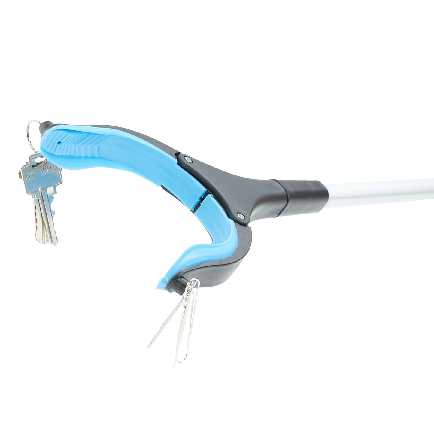 Grabber Reacher – 34", Rotating Magnetic Head, Lightweight Aluminum, Strap Handle