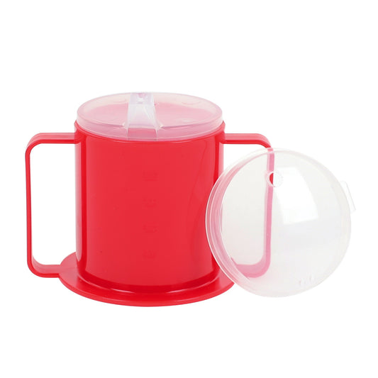 Red 2 Handle Mug 9oz / 265 ml