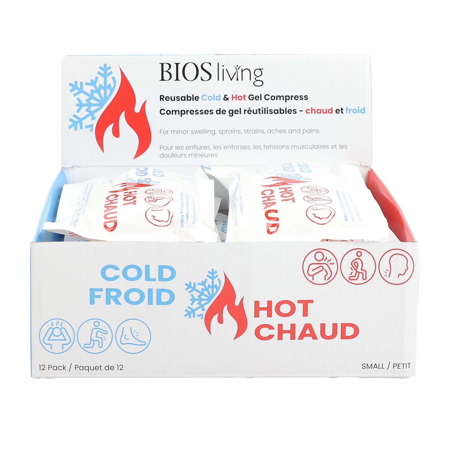 Reusable Cold & Hot Gel Compress Bulk packs