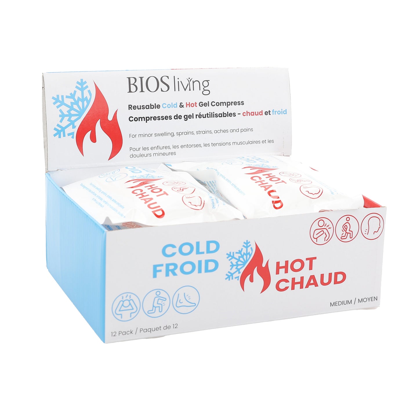 Reusable Cold & Hot Gel Compress Bulk packs